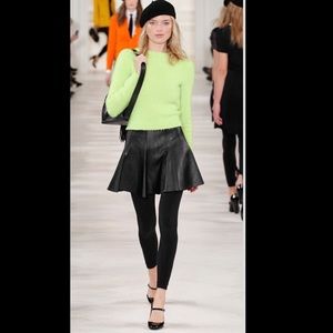 Polo Ralph Lauren Leather Skirt